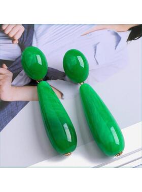 Design Dangle Earrings Women Luxury Quality Ear Punk Glossy