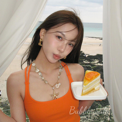 海岛记忆海边度假海星贝壳项链