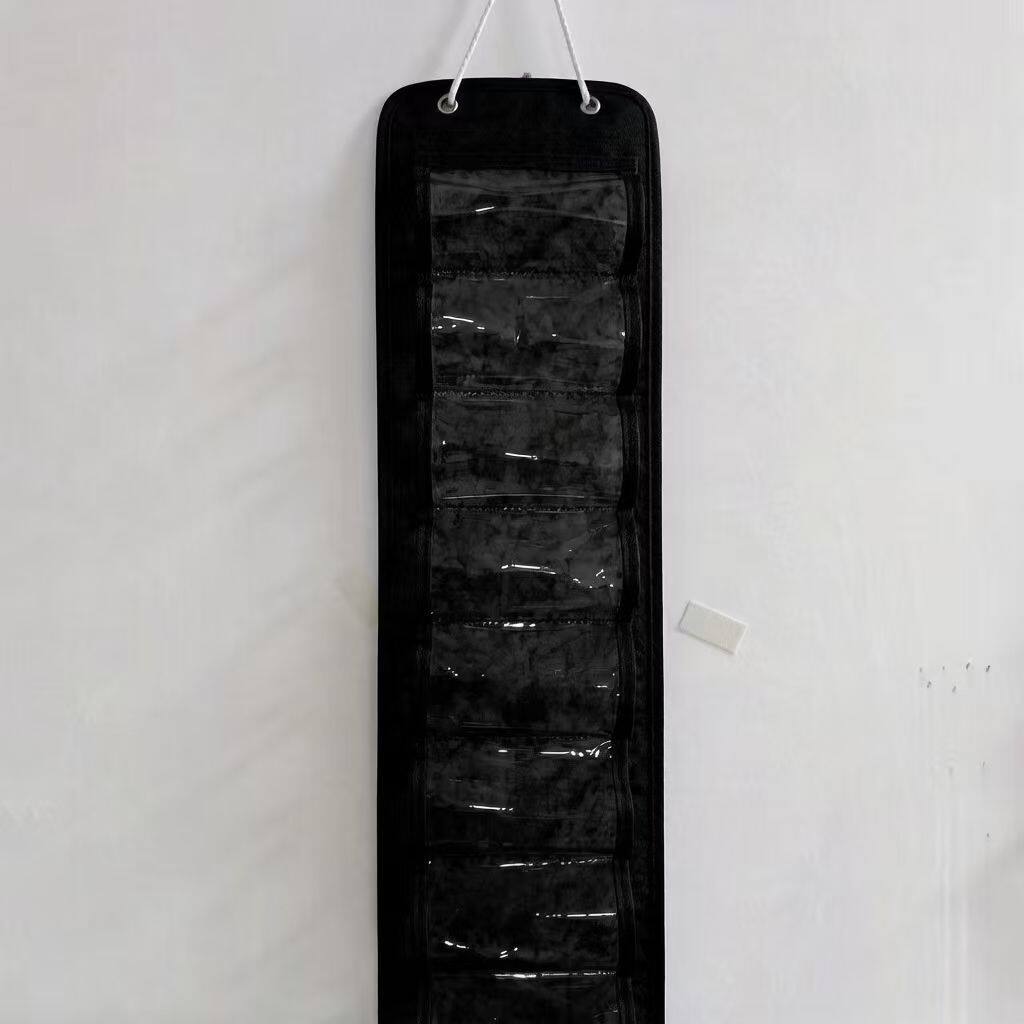多格眼镜收纳袋防尘壁挂床头门后近视太阳墨镜支架上墙放置袋