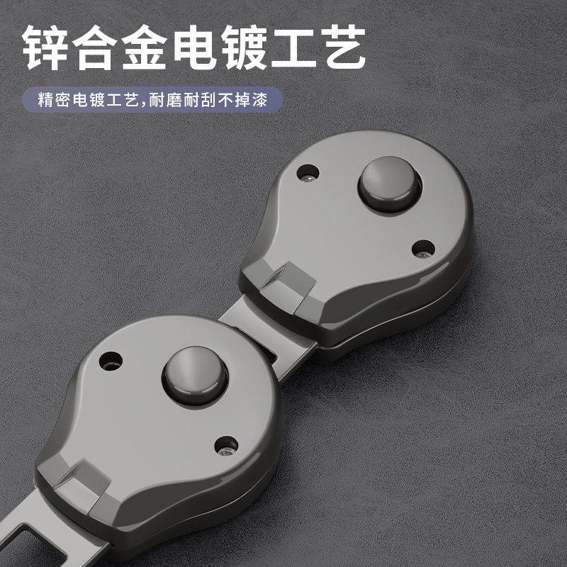 汽车安全带插销卡扣车内后排延长接头后座免响安全插带卡头插头