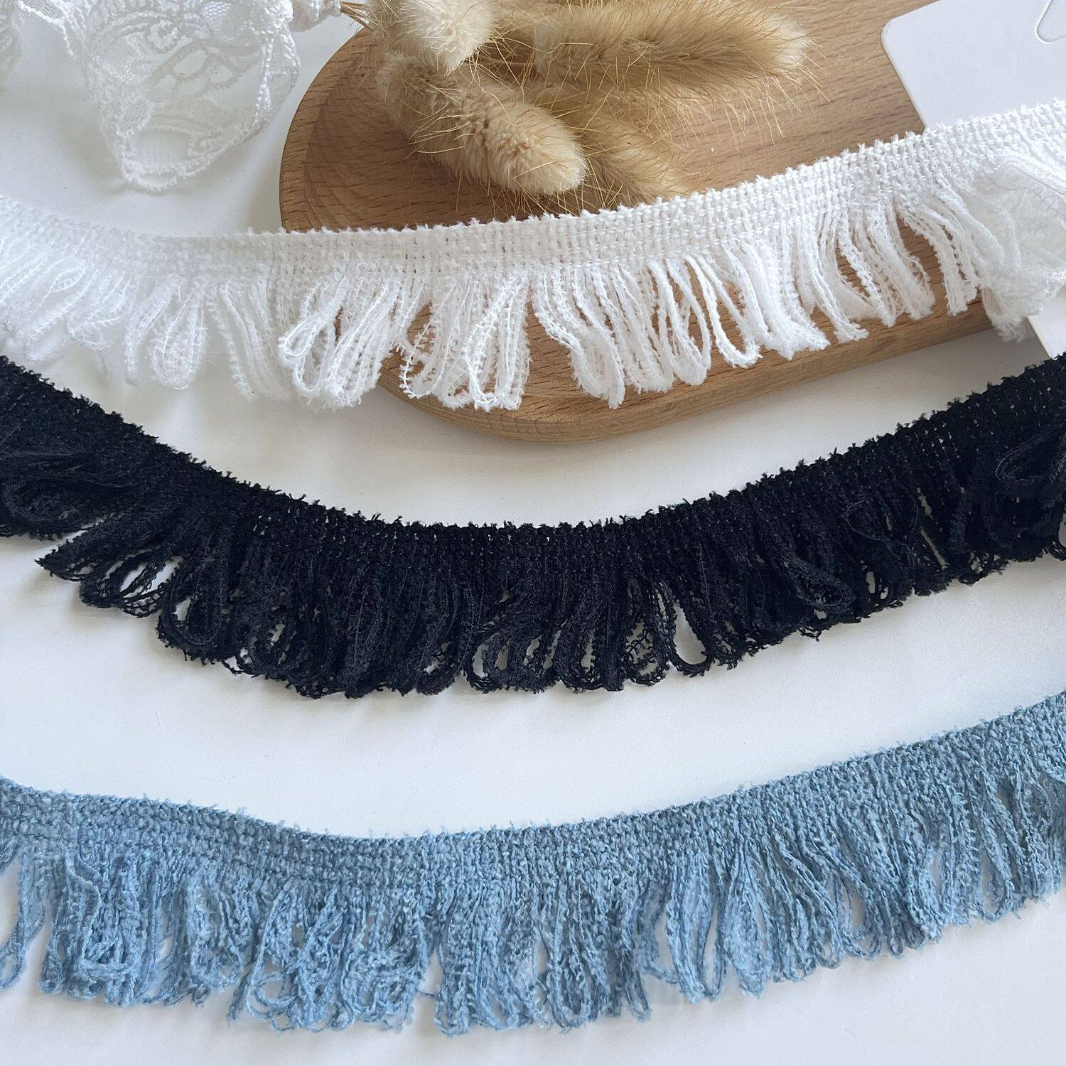 3厘国风手工流苏布料窗帘diy服装辅料装饰流苏花边