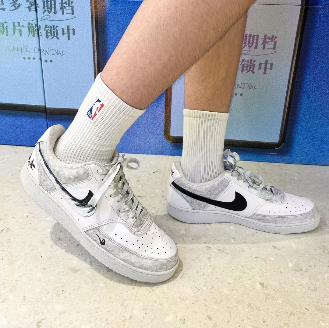 球鞋定制NIKE/耐克Cour板鞋