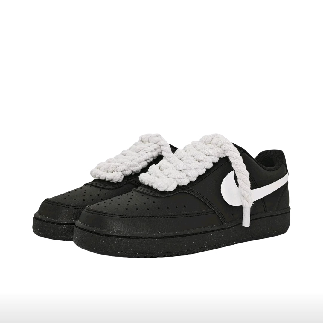 【定制球鞋】Nike Court Vision 1碧蓝之森 黑桃契约男子休闲板鞋