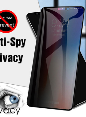 适用于IPhone 15 14 13 12 11 Pro Max plus mini全屏防窥膜苹果XR/XS/X手机钢化贴膜保护Screen glass FILM