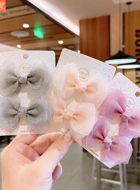 Sweet Bow Side Clip Hair Accessories Girls Hairpin Headwear