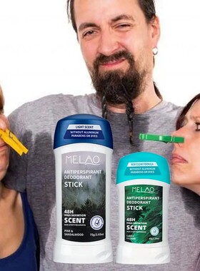 Long Lasting Fragrance Men's Deodorant Body Balm Stick