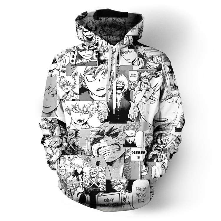 3D男女卫衣PrintedHsS