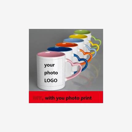 Diy customized cup heating water mug photo LOGO gift 定制杯
