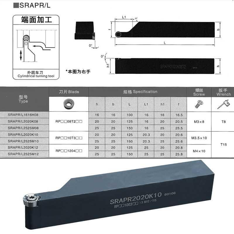 数控弧车刀杆圆R2.5/R3R4/R5/R/6/R8/R10外圆刀粒SRACR/L刀架刀排