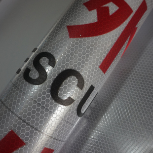 反光膜定制喷绘UV防水防晒晶彩格设计喷画喷印美国3M超强蜂窝车贴