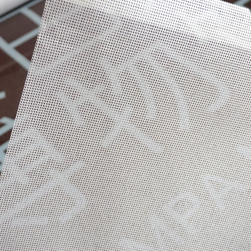 加密网格布大小半透明效果打印喷印写真打印细网吊旗海报卷轴吊旗
