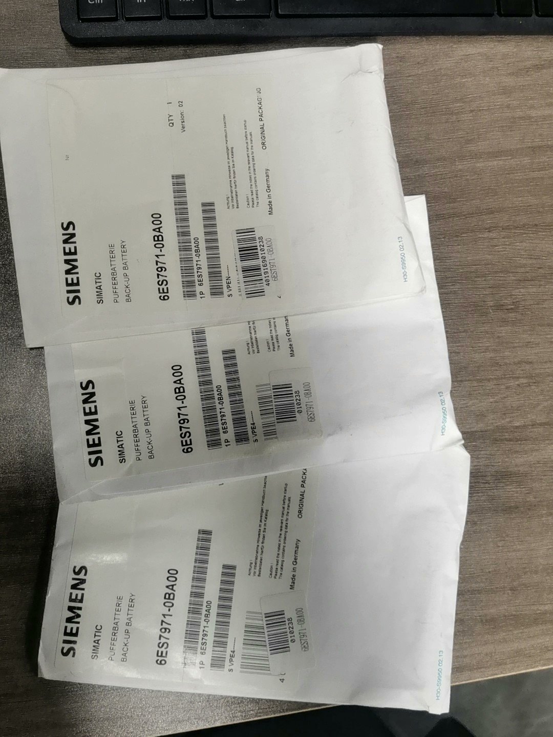 6ES971-0BA00全新未拆封，现货，标价单价