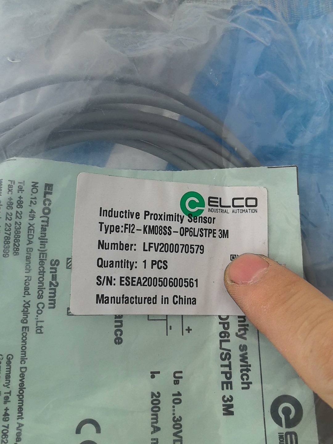 原装宜科接近开关F12-KM08SS-0P6L/STPE 3议价