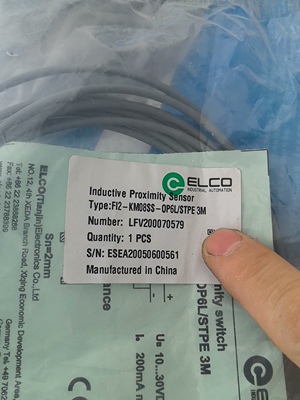 原装宜科接近开关F12-KM08SS-0P6L/STPE 3议价