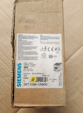 西门子交流接触器3RT1044-1AB00
