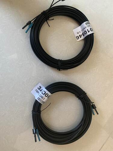 ABB变频器 专用光纤NLWC-15 15米 工程余下，便宜