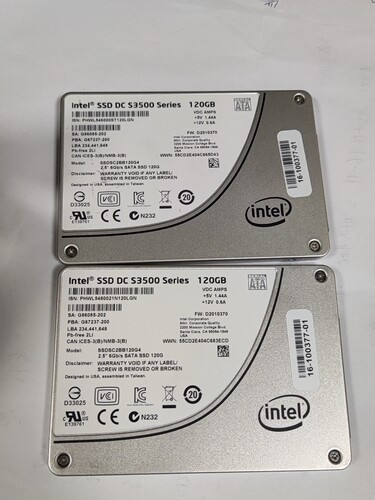 intel 英特尔 s3500系列 同款s3520 120g