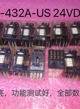 原装钯金继电器拆机件G2A-432A 24VDC全部数量16