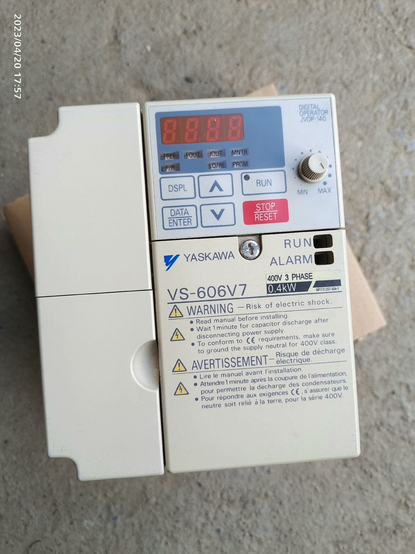 VS-606V7安川变频器 CIMR-V7AT40P4