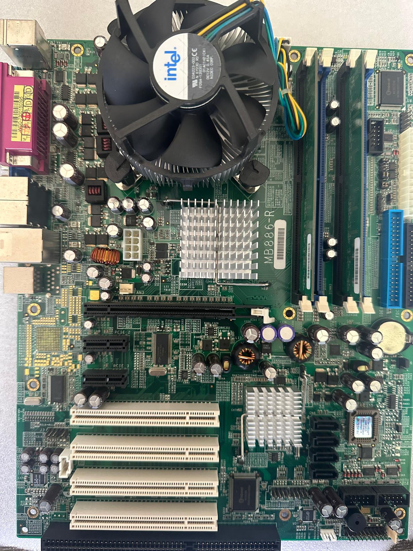 广积 MB886F-R 775针 双网卡工业设备 工控机主板