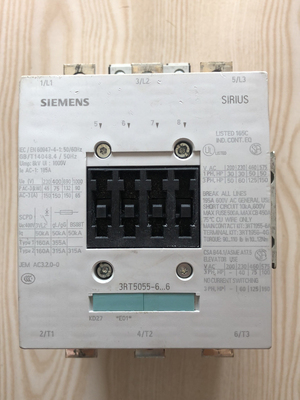 西门子 接触器 型号3RT5055-6…6 线包220V，成