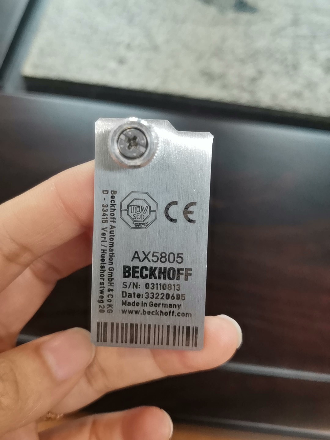 倍福模块安全卡AX5805，拆机现货一个，功能正常使用，有需