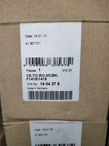 VS-TO-RO-MCBK-F1418/1418   菲尼克