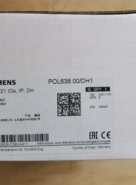 西门子POL供热控制器POL638.DH1