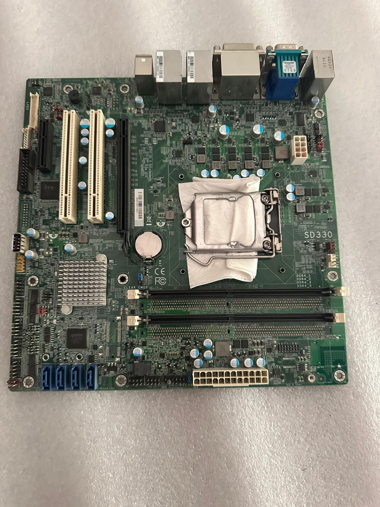 台湾DFI工控机主板SD330 工业主板 成色新