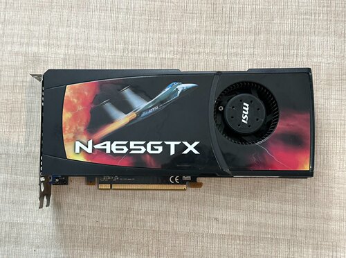 微星N465GTX-M2D1G-H 显卡 GTX465 纪念