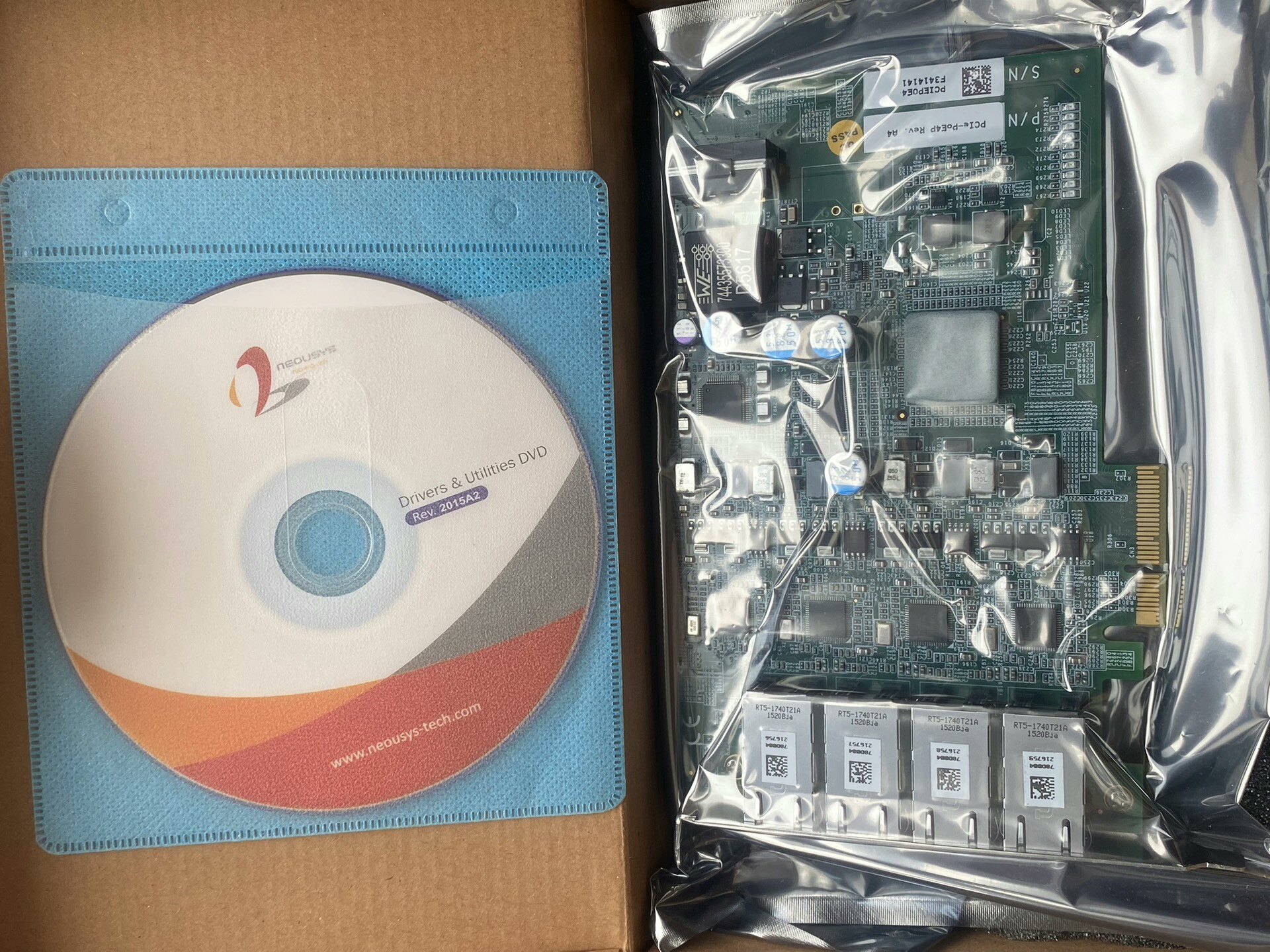 全新原装正品POE网卡PCIe-PoE4+ Rev.A4 视