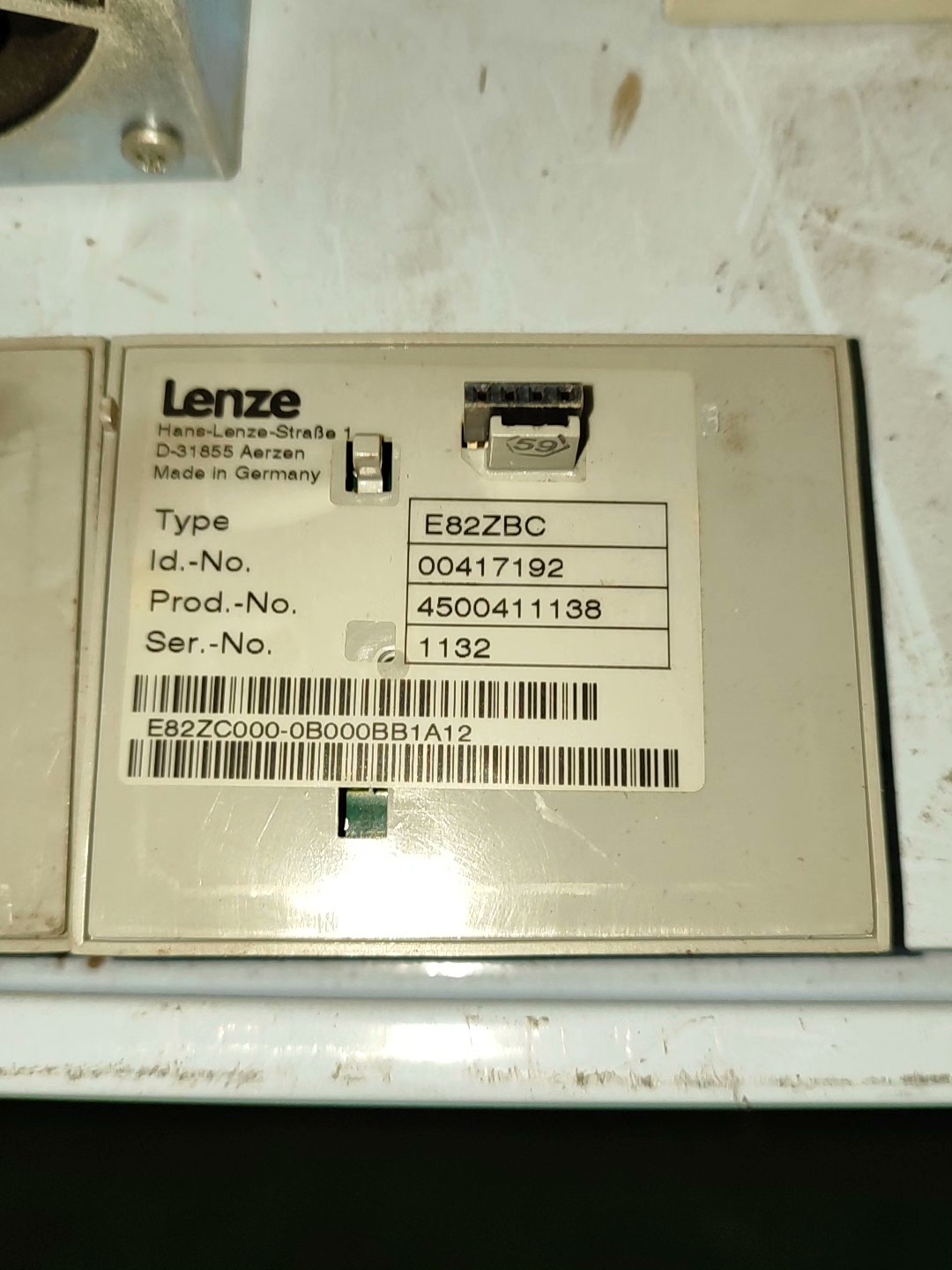 E82ZBC     伦茨盖板面板 2坏