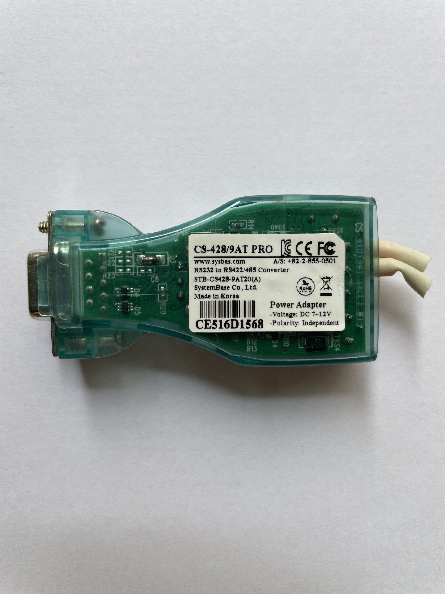 CS-428/9AT-PRO RS232 to RS422/