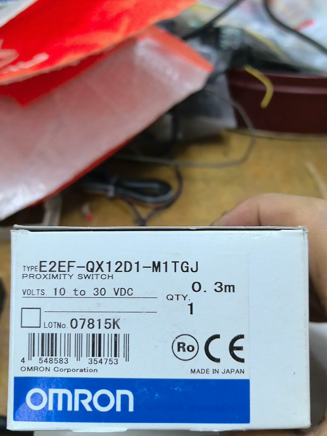 原装欧姆龙接近开关E2EF-QX12D1-M1TGJ议价