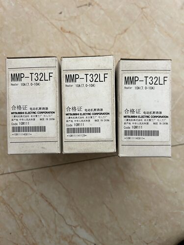 三菱马达保护断路器 MMP-T32LF 10A数量3个打包出