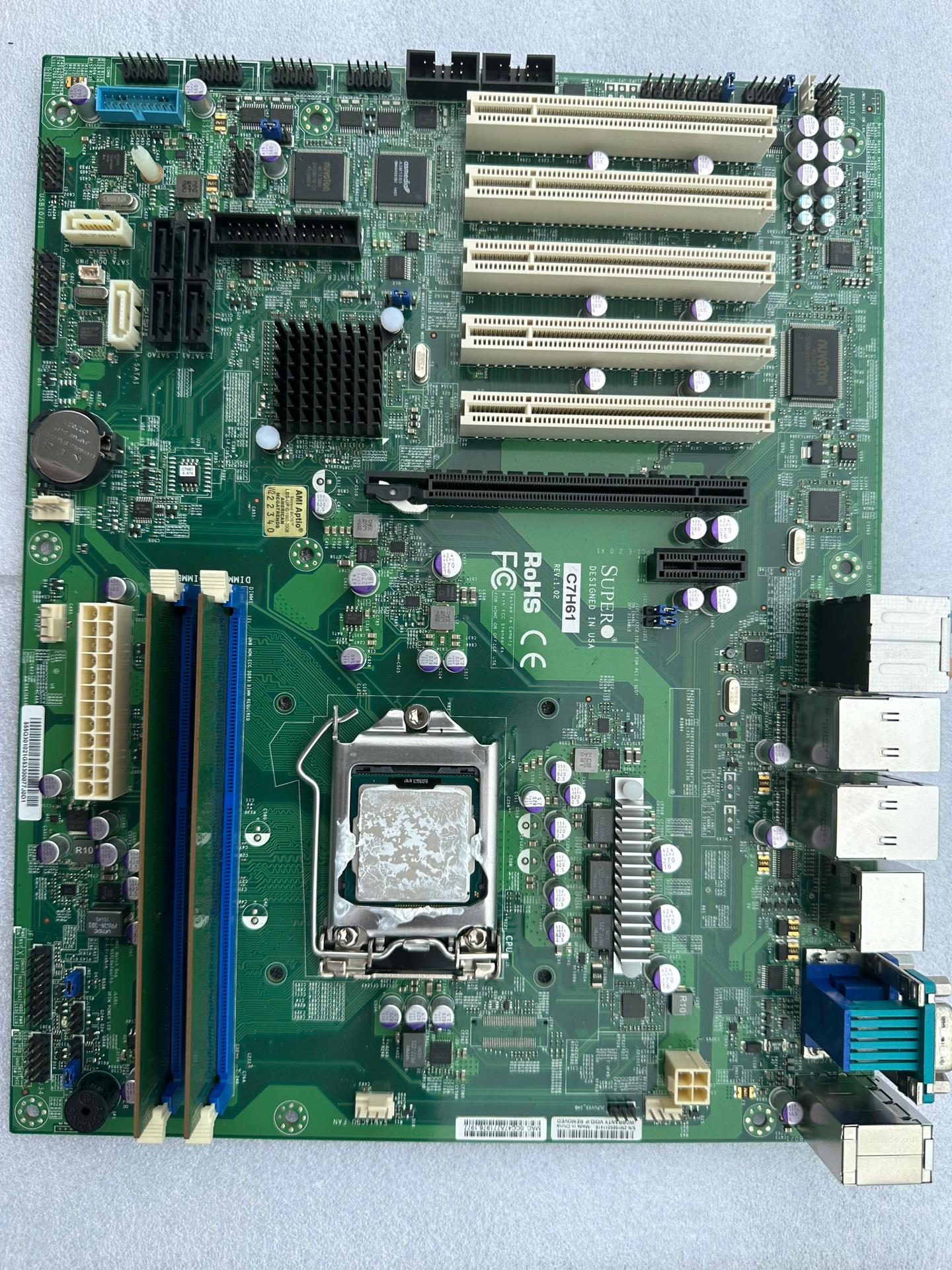 超微 C7H61 1155针 全集成 工作站设备主板