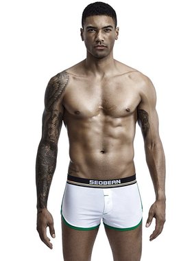 SEOBEAN2020新款男士棉氨内裤时尚家居短裤欧美男阿罗裤厂家