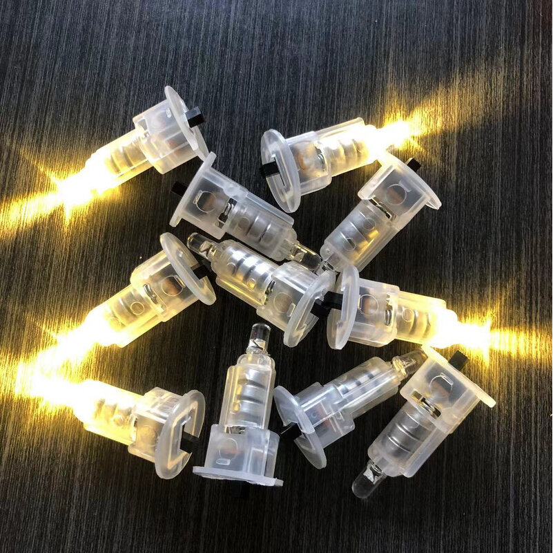 儿童手工diy灯笼配件led渐变暖光小灯泡带开关灯芯电子发光灯珠