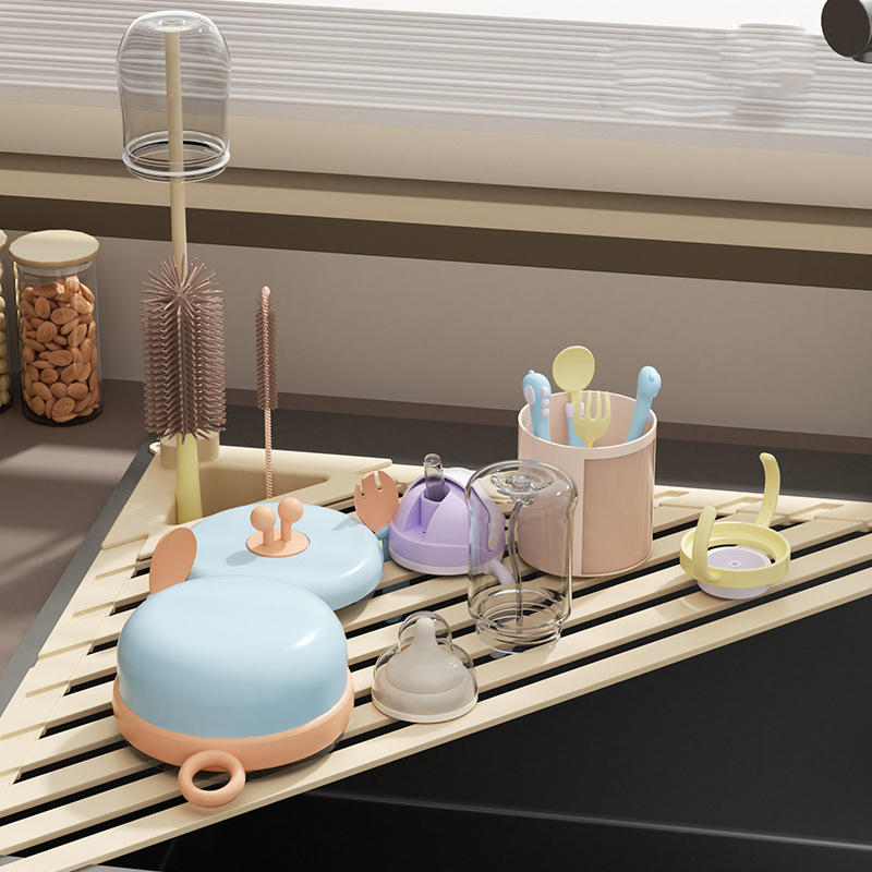 厨房沥水架水槽边水池台面置物