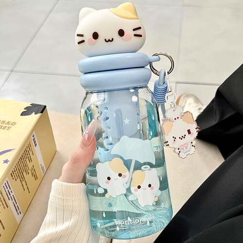 夏季吸管杯母婴级tritan女生高颜值大容量耐高温学生运动水杯