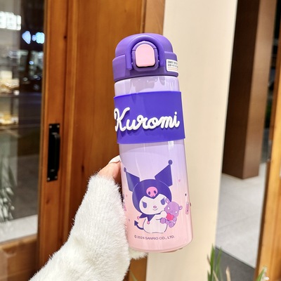 正版三丽鸥保温杯316食品级大容量儿童吸管杯携随行杯不锈钢水杯