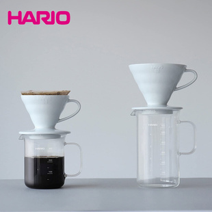 日本进口HARIO 玻璃量杯咖啡分享杯烧杯厨房烘焙刻度杯牛奶玻璃杯
