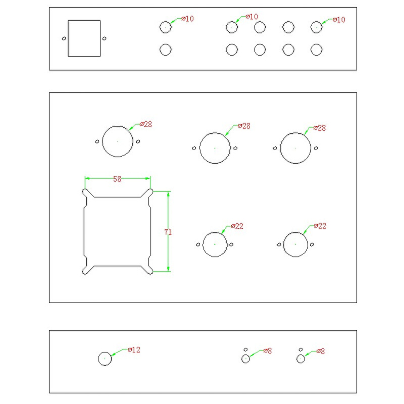 。6j4推6p6p前级放大器发烧甲类电子管不锈钢胆机机箱机壳