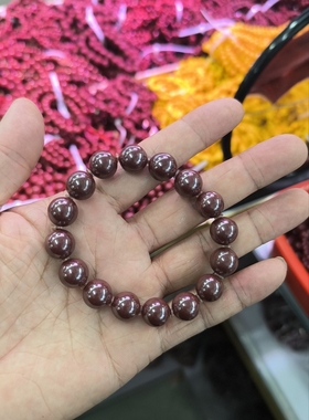 原矿晨纱12m手串朱砂手串本命年手链佛珠饰品男女精工手串