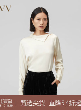 OVV秋冬新款女装缎面醋