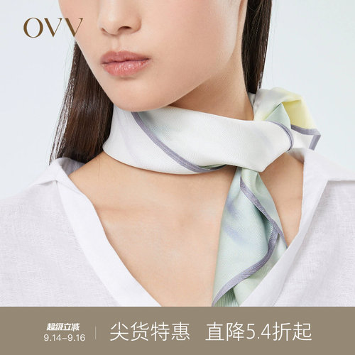 丝巾印花复古OVV真丝舒适
