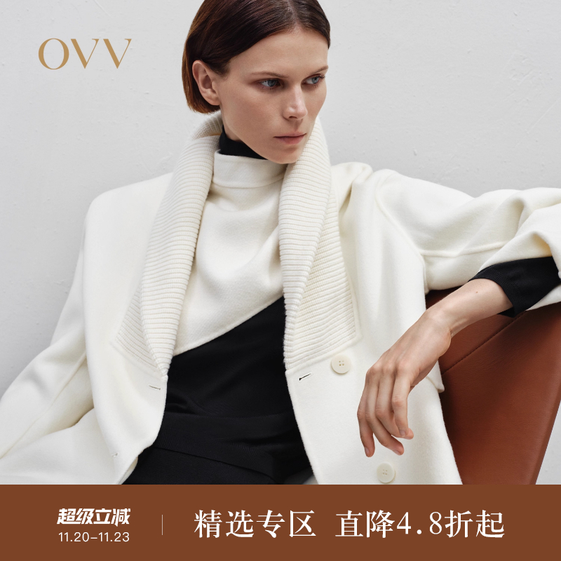 高支羊毛 单排扣身 翻领设计