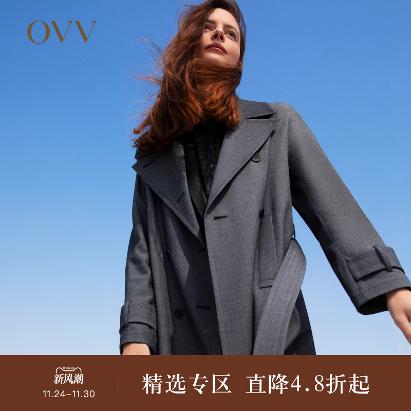 OVV秋冬新款女装仿牛仔