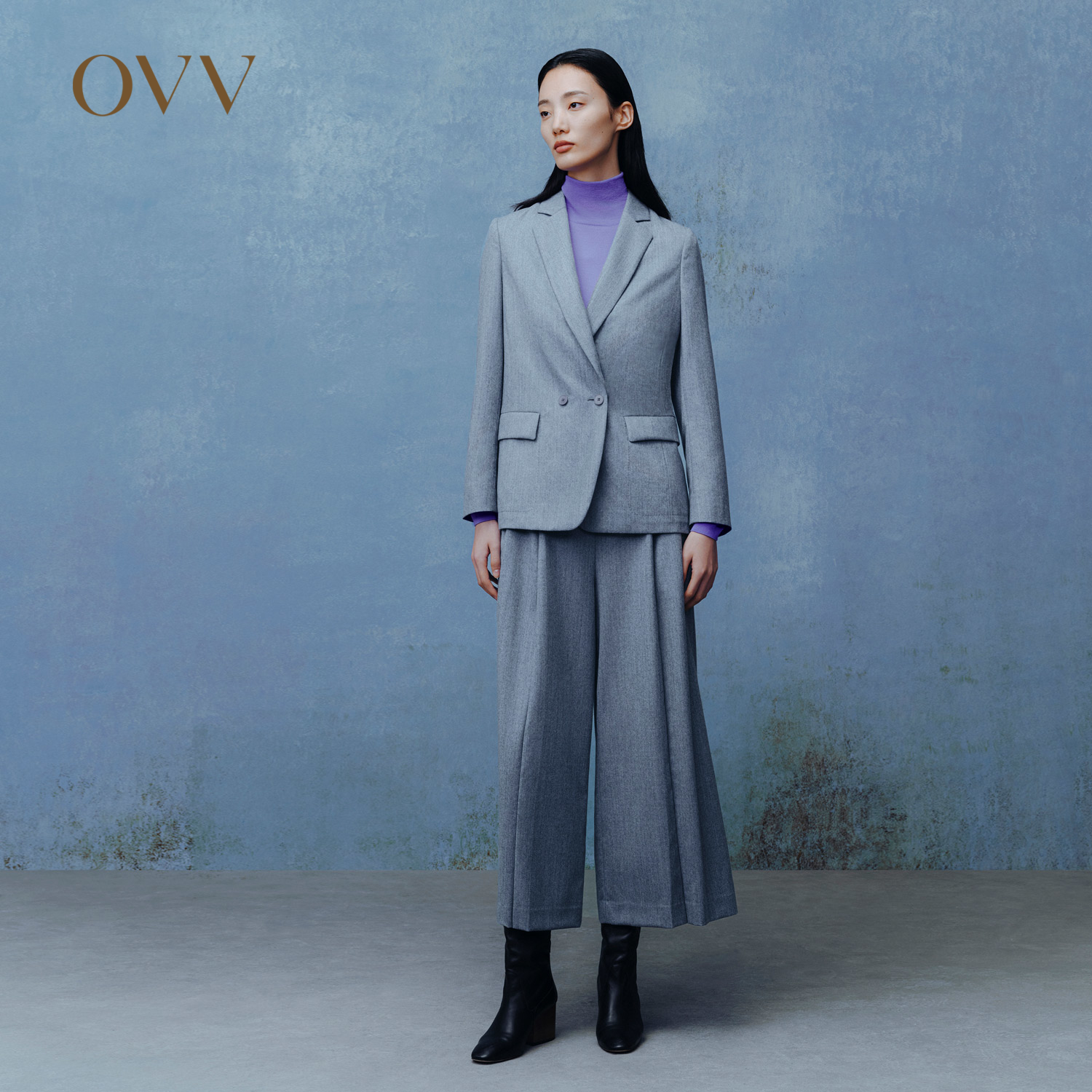 【意大利进口VBC】OVV Outlet秋冬女羊毛H版型简约套装
