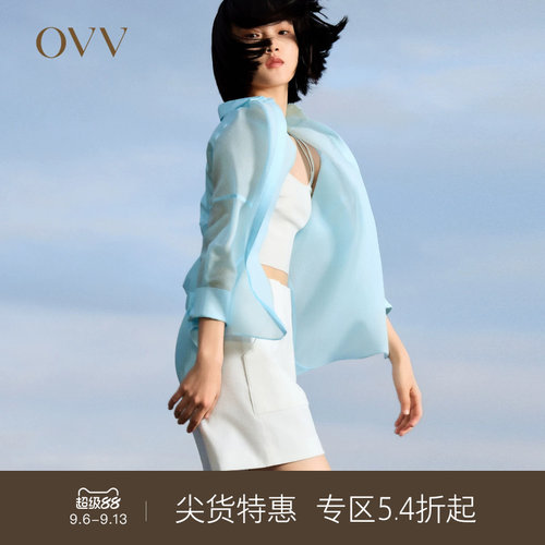 短袖雪纺桑蚕丝OVV春夏